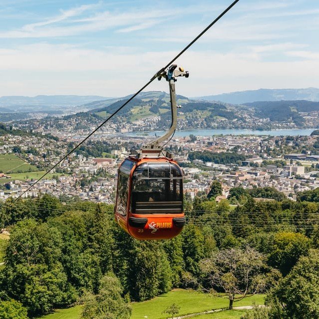 Lucerne Mt. Pilatus Cable Car, Cogwheel Train & Lake Cruise